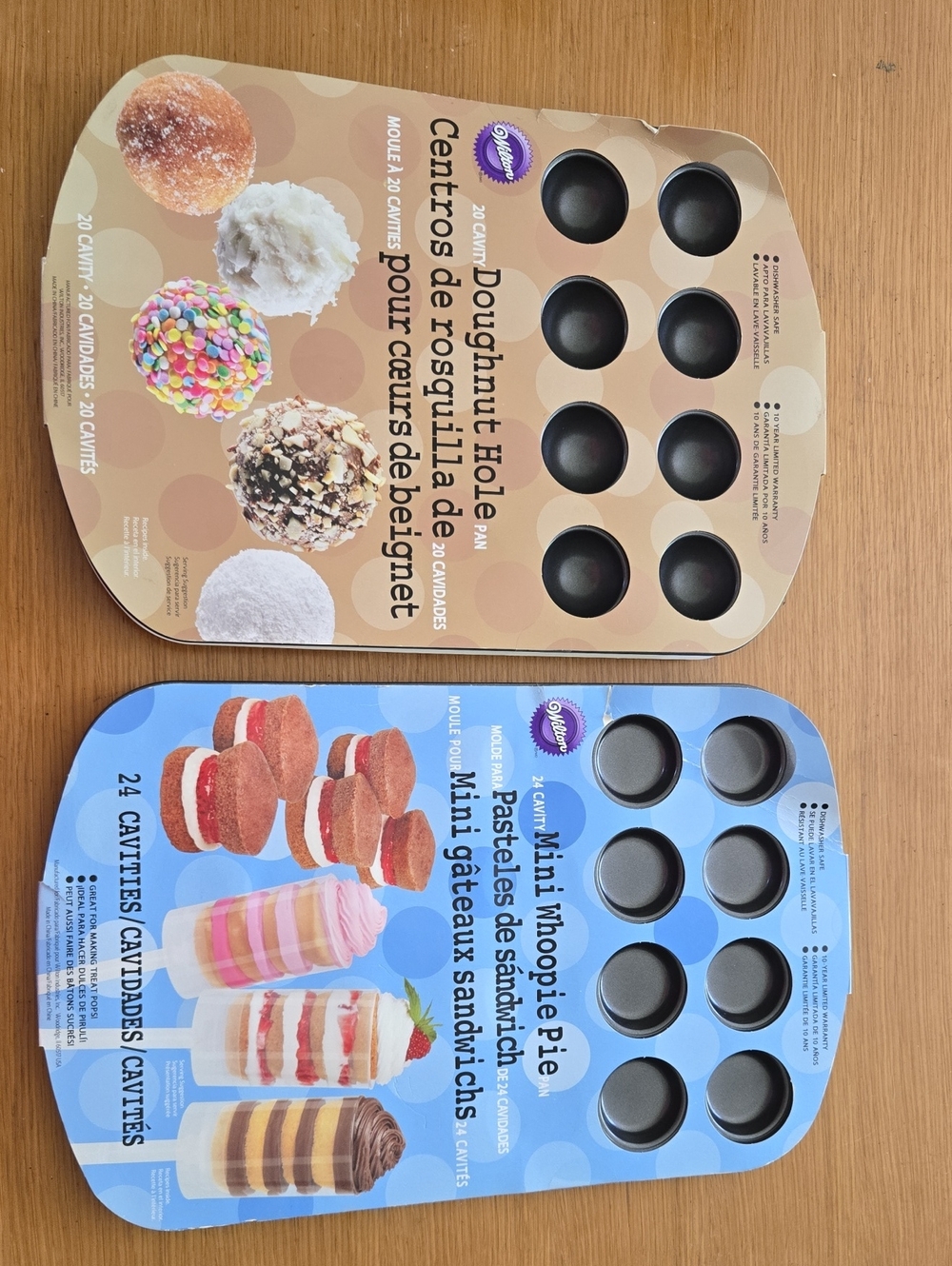 Wilton Donut Hole and Mini Whoopie Pie Baking Pan Set